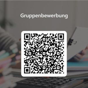 Gruppenbewerbung QR-kódja